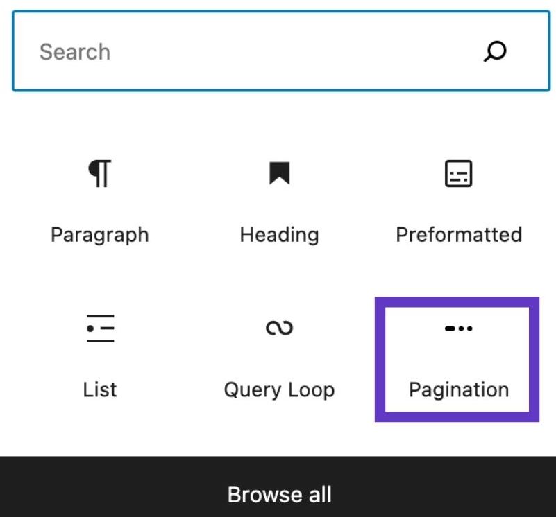 Query pagination