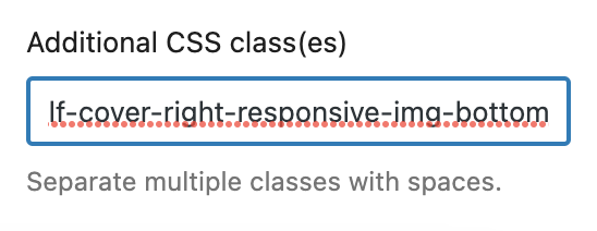 CSS classes